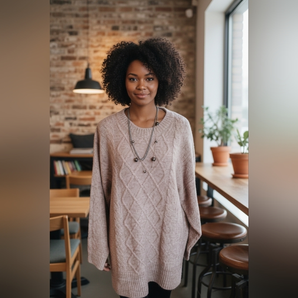 NWT RICKI'S Eco-friendly Oversized Long Sweater